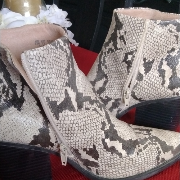 SOUL NATURALIZER BOOTIES SNAKE PRINT - Picture 5 of 7